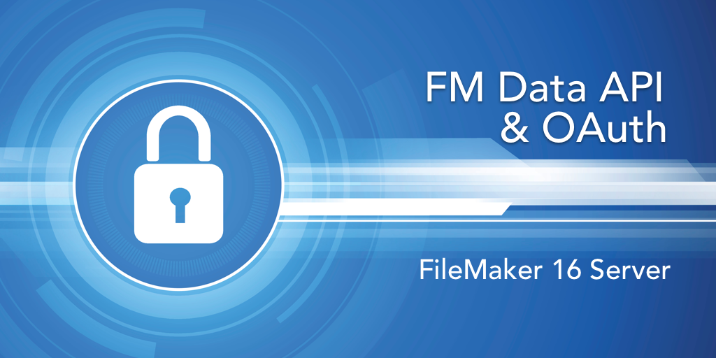 FileMaker 16 Data API and OAuth