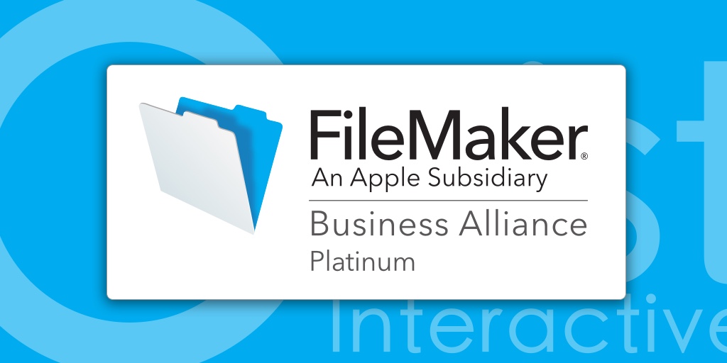 Geist Interactive Promoted to Platinum Level of FileMaker Business Alliance
