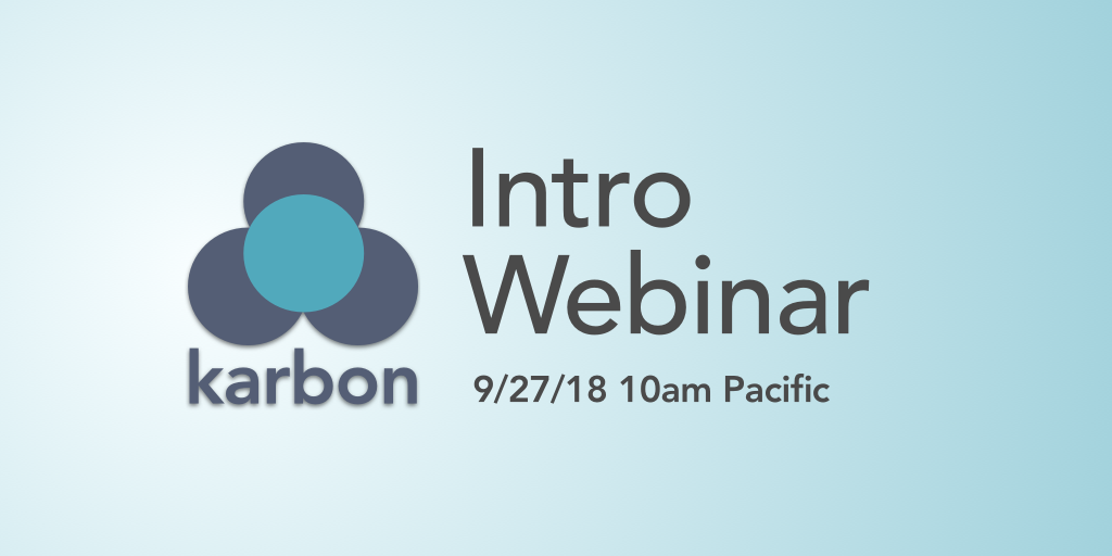 Karbon Webinar – Getting Started