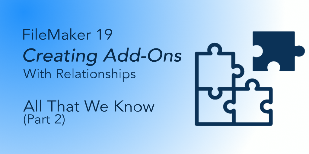 FileMaker 19: FileMaker Add-Ons with Relationships