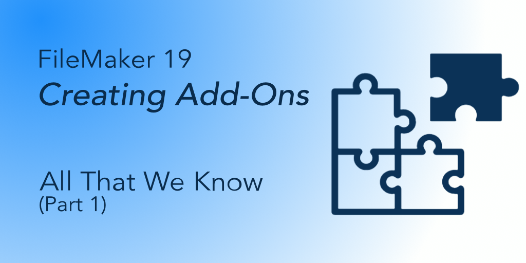 FileMaker 19: Creating FileMaker Add-ons