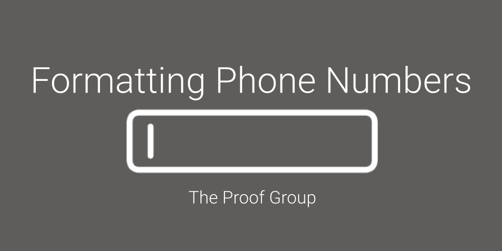 Formatting Phone Numbers in FileMaker