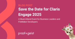 Save the Date for Claris 2025