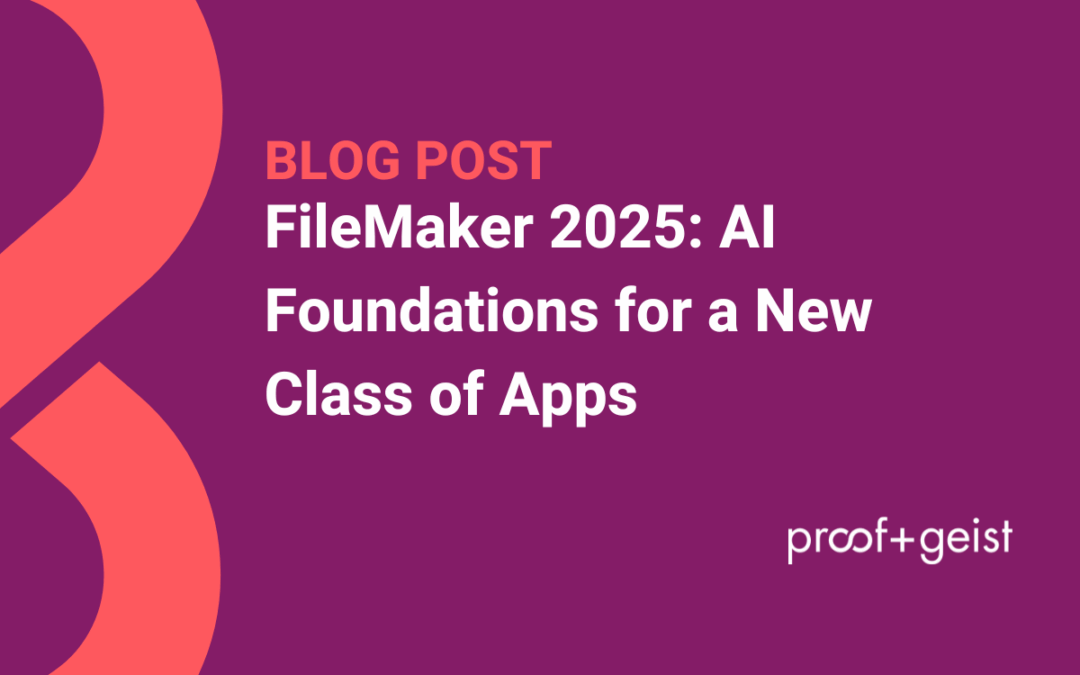 FileMaker 2025: AI Foundations for a New Class of Apps Blog Header