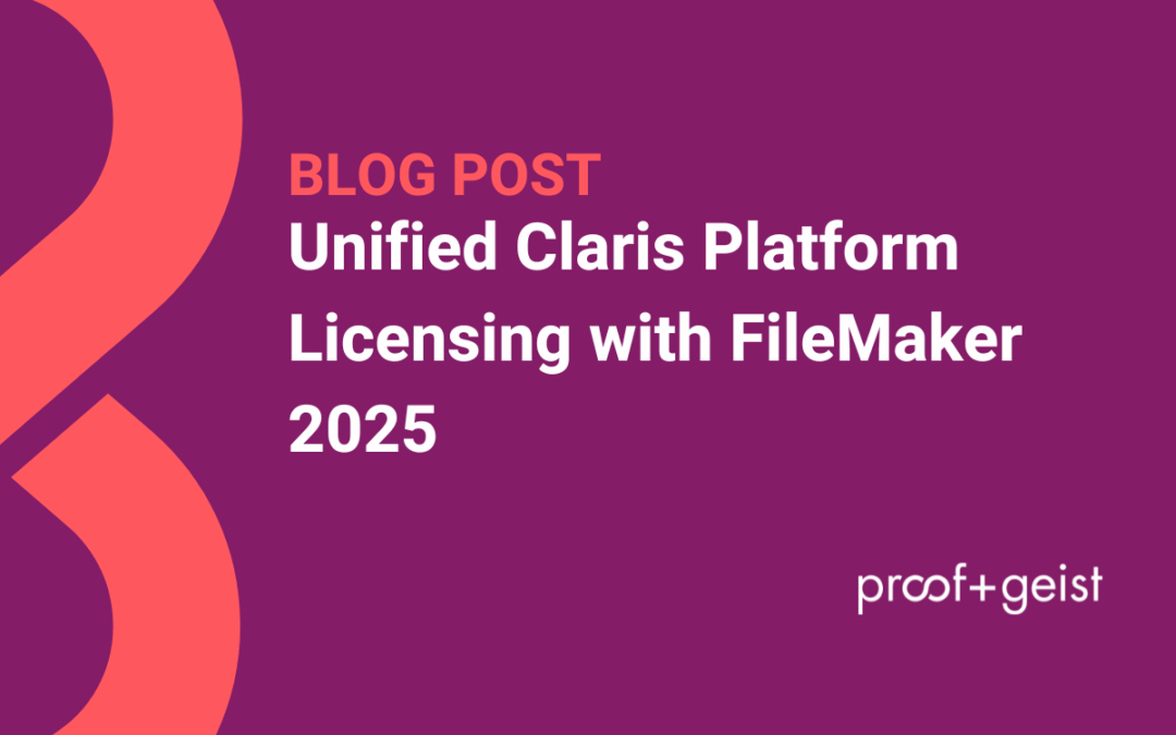 Unified Claris Platform Licensing with FileMaker 2025